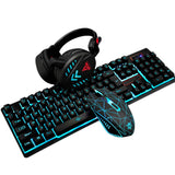 Gaming Keyboard Mouse Headsets Set
