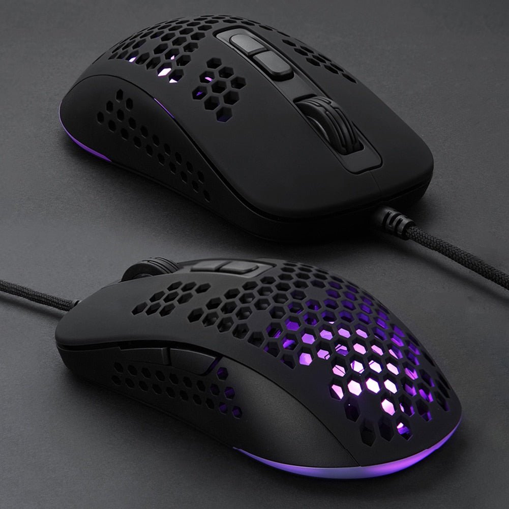 Gaming Mouse Hollow Honeycomb Hole - Bargainwizz