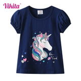 Girls Casual Tops Unicorn T-shirt - Bargainwizz