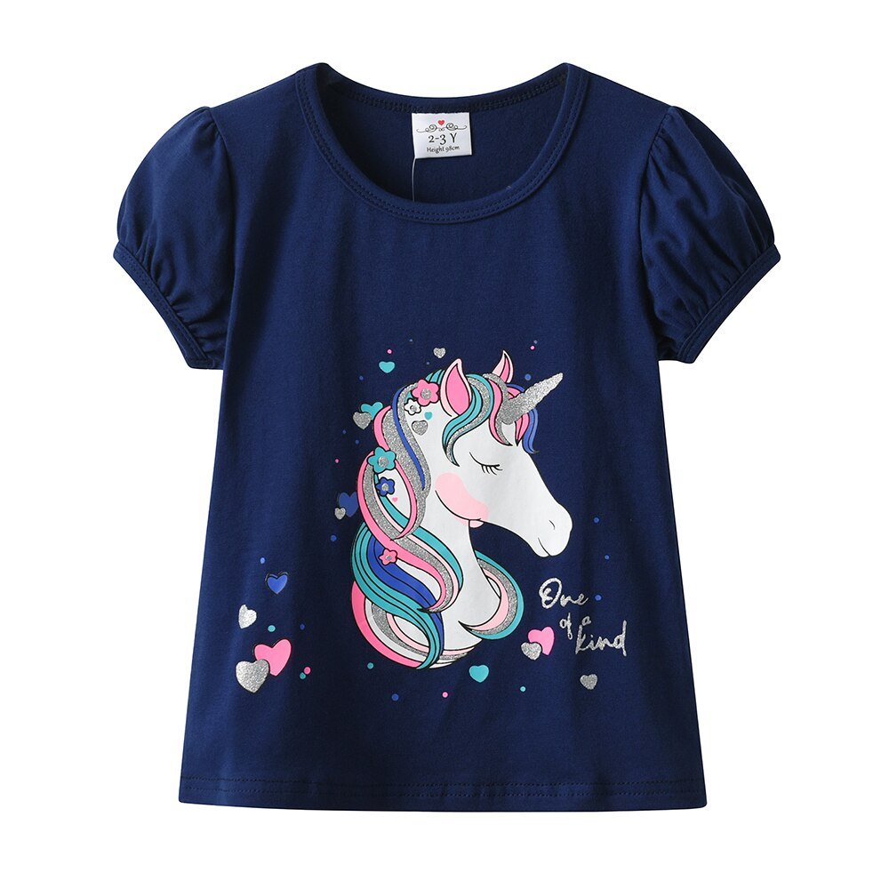Girls Casual Tops Unicorn T-shirt - Bargainwizz