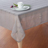 Gray Cori Solid Tablecloth - Bargainwizz