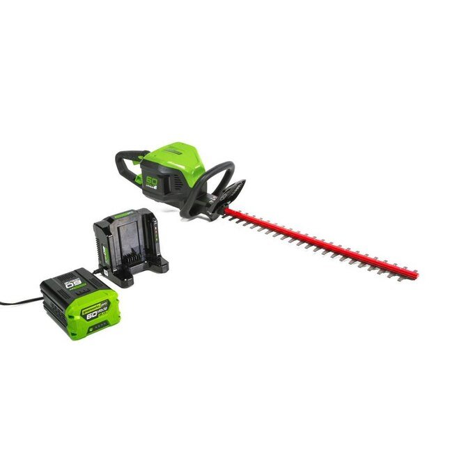 Greenworks 60-Volt Max 24-in Dual Cordless Electric Hedge Trimmer - Bargainwizz
