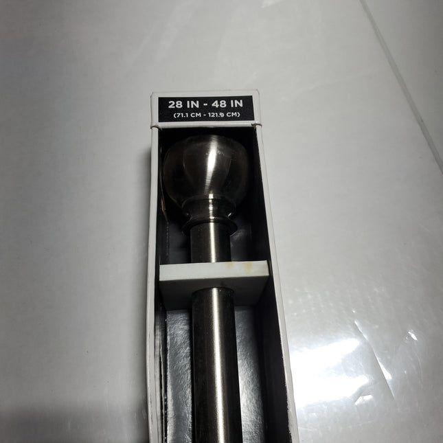 Gunmetal Drapery Rod Set - Bargainwizz