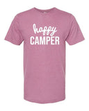 Happy Camper Crewneck Tee - Bargainwizz