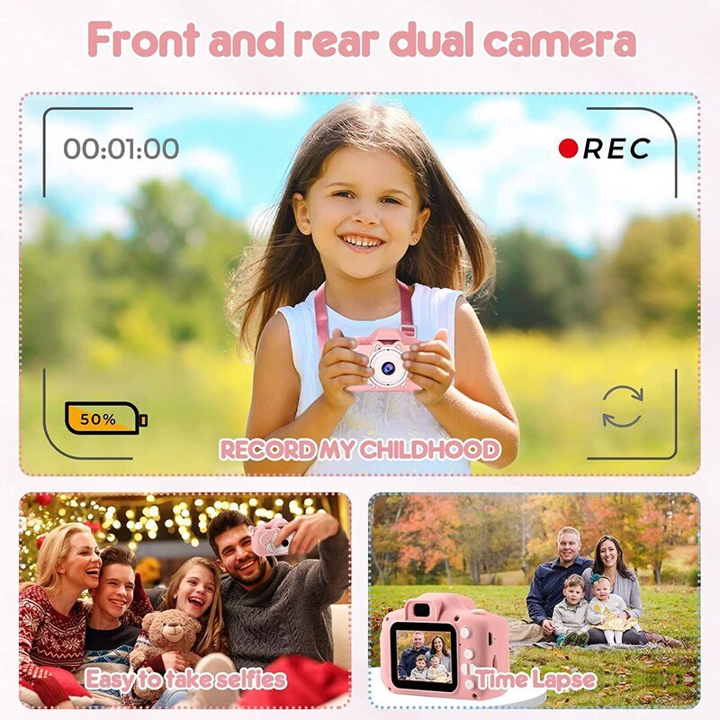 HD Cartoon Kids Digital Camera - Bargainwizz
