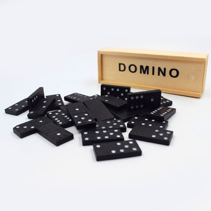High Standard Wooden Domino Set - Bargainwizz