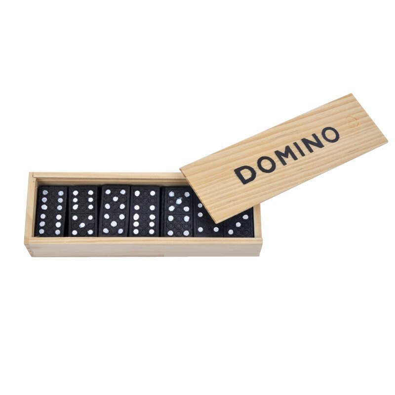 High Standard Wooden Domino Set - Bargainwizz