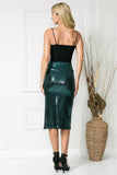 High Waist Sequin Skirt - Bargainwizz