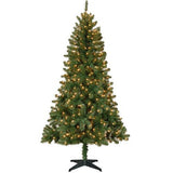 Holiday Time 6.5' Pre-Lit Christmas Tree - Bargainwizz
