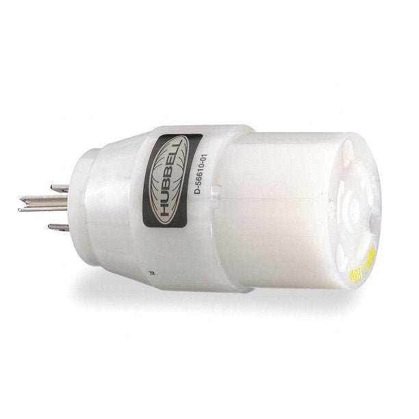 Hubbell Wiring Device-Kellems Plug Adapter 15A 125V - Bargainwizz