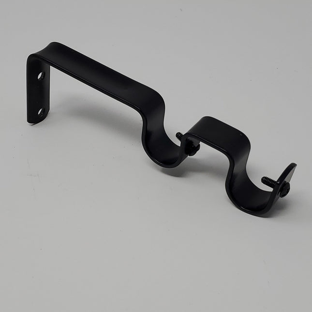 IKEA Black Double Curtain Bracket - Bargainwizz