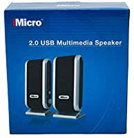 iMicro 2.0-Channel USB 2.0 Multimedia Speaker System - Bargainwizz