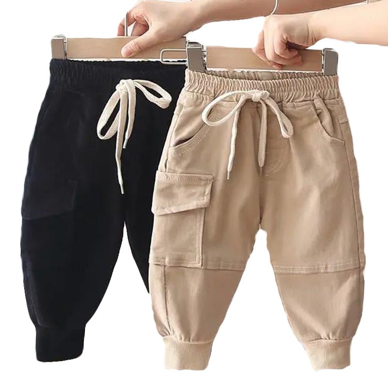 Infant Cotton Cargo Sport Pants - Bargainwizz