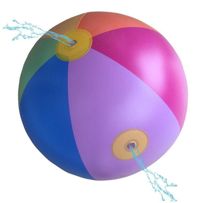Inflatable Beach Ball Water Sprinkler Toy - Bargainwizz