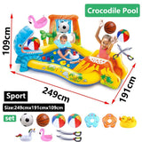 Inflatable Fun Lawn Water Slides