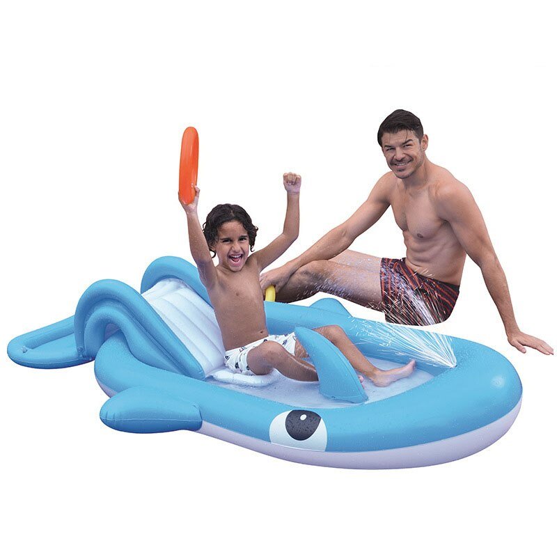 Inflatable Pool with Garden Water Slide - Bargainwizz