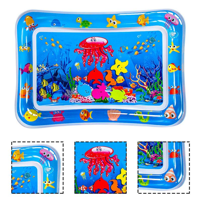 Inflatable Tummy Time Water Play Mat - Bargainwizz