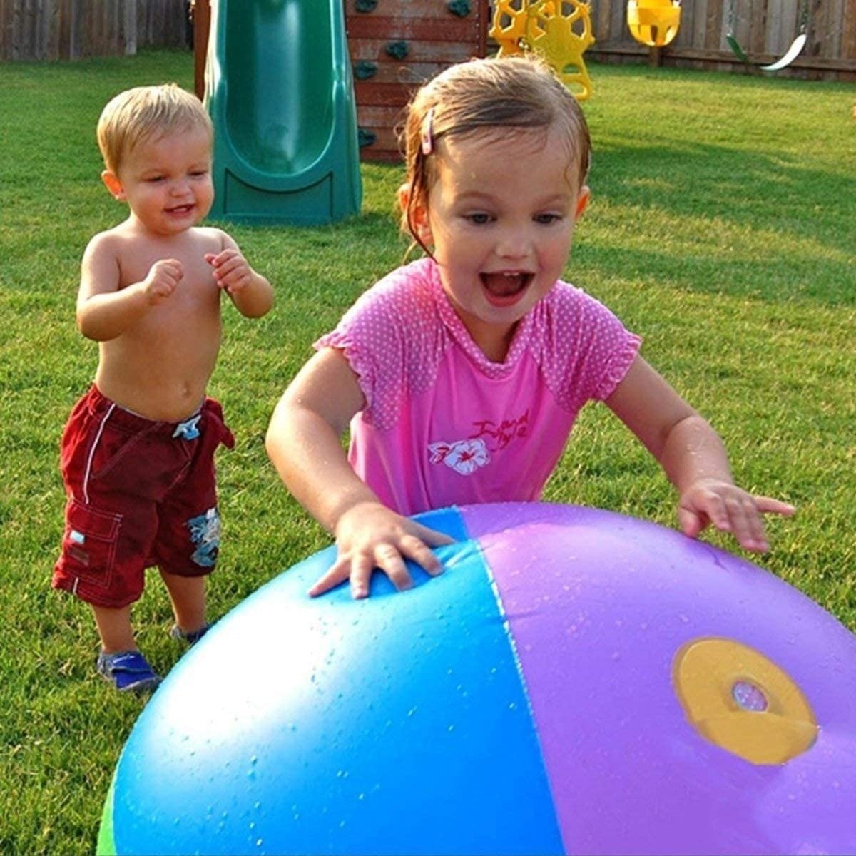 Inflatable Water Balloons Sprinkler Ball - Bargainwizz