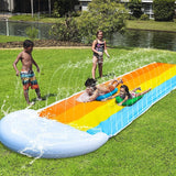 Inflatable Water Splash Lawn Slide - Bargainwizz
