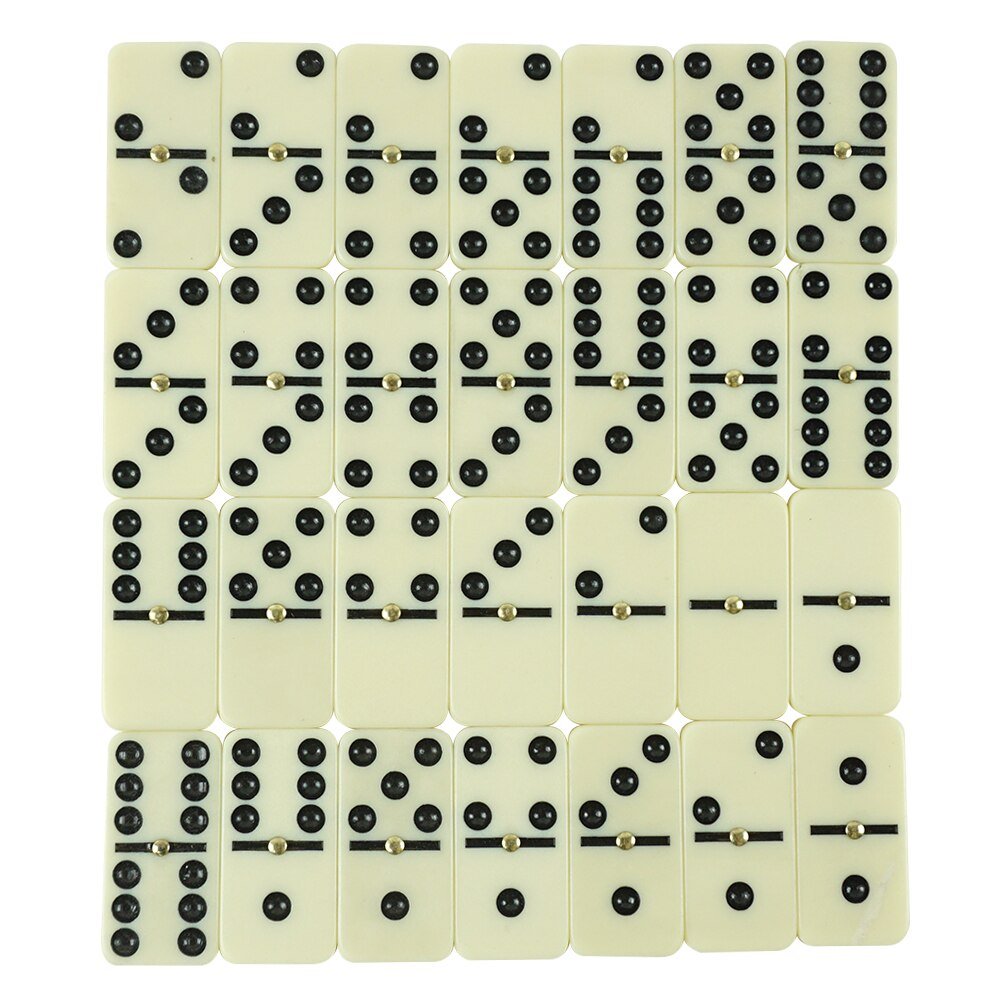 Ivory Domino Set with PVC Box - Bargainwizz