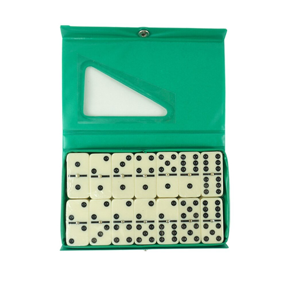 Ivory Domino Set with PVC Box - Bargainwizz