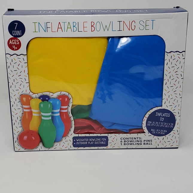 JUMBO INFLATABLE BOWLING SET - 7-PIECE - Bargainwizz