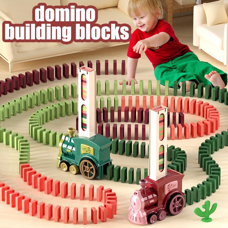 Kids Domino Train Car Set - Bargainwizz