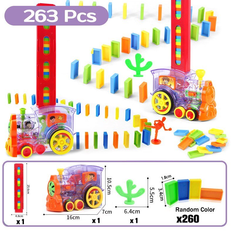 Kids Domino Train Car Set - Bargainwizz