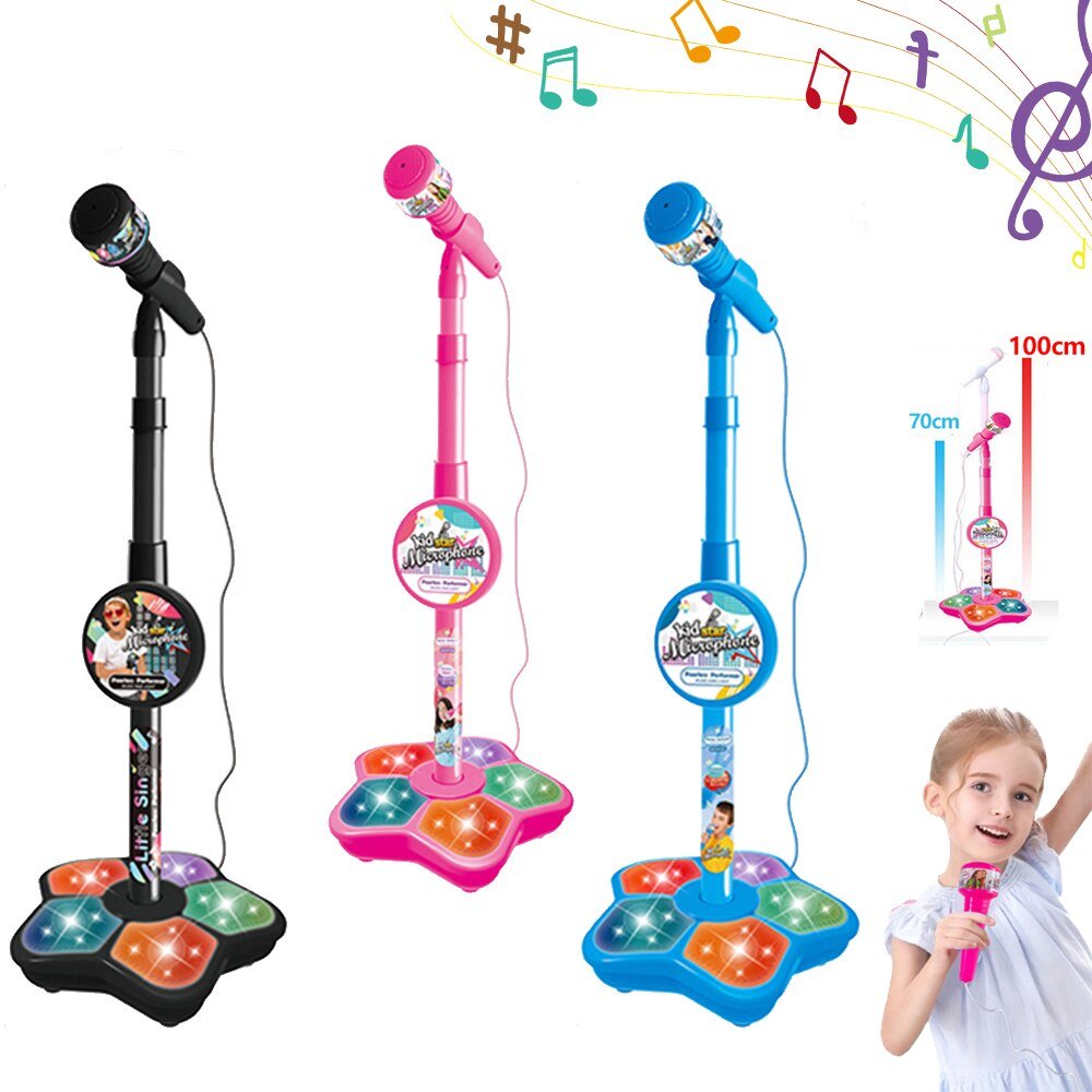 Kids Karaoke Microphone with Stand - Bargainwizz