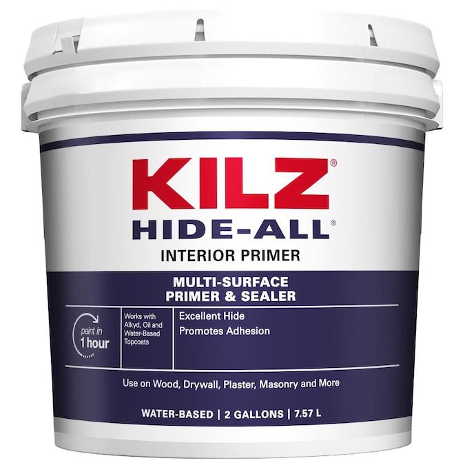 KILZ 2-Gallon Hide-All Interior Latex Primer - Bargainwizz