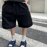 Knit Wide Leg Cotton Shorts - Bargainwizz