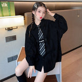 Korean Teen Girls Long Shirts - Bargainwizz