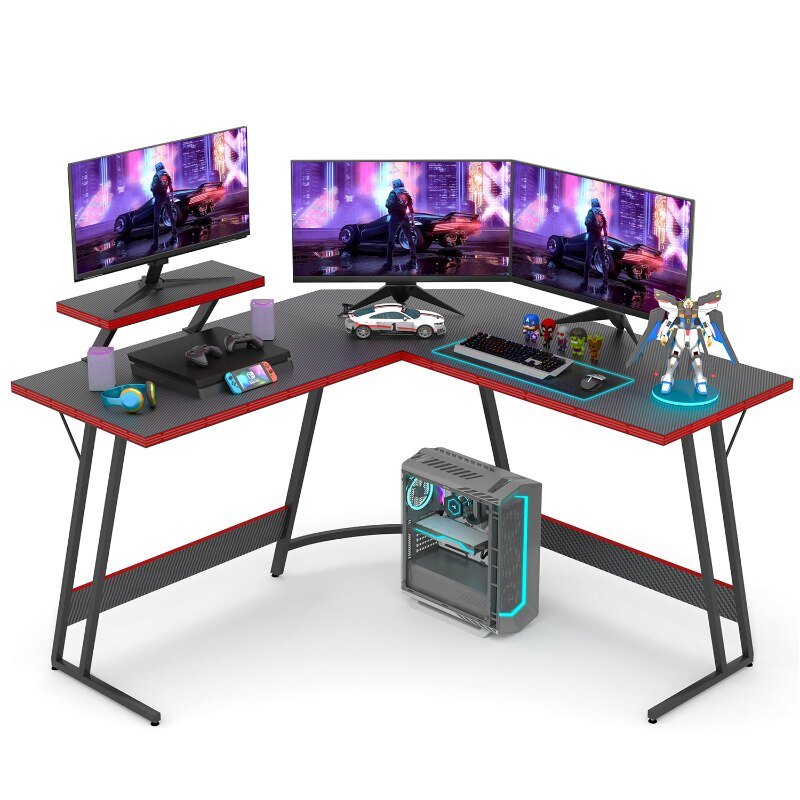 L-Shaped Gaming Desk - Bargainwizz