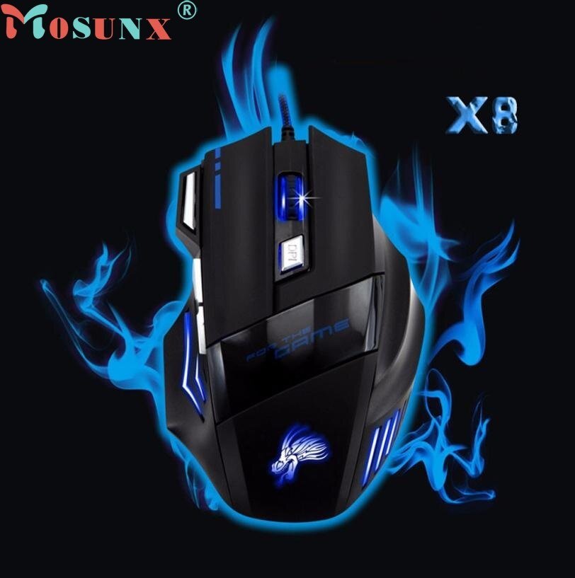 LED Optical Wired Gaming Mouse - Bargainwizz
