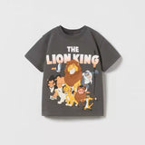 Lion King Cartoon Printed T-shirt - Bargainwizz