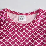 Long Sleeve Pink Mermaid Tutu Dress - Bargainwizz