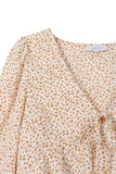 LS floral frill blouse - Bargainwizz