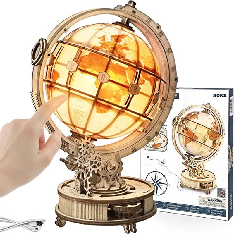 Luminous Globe Puzzle Model - Bargainwizz