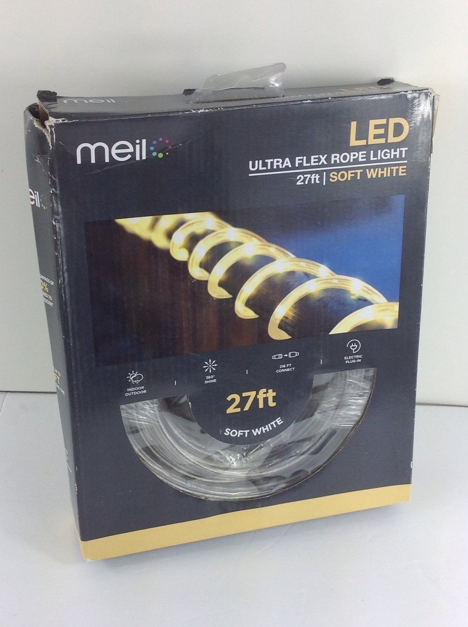 Meilo 27 ft. Soft White Integrated LED Rope Light - Bargainwizz