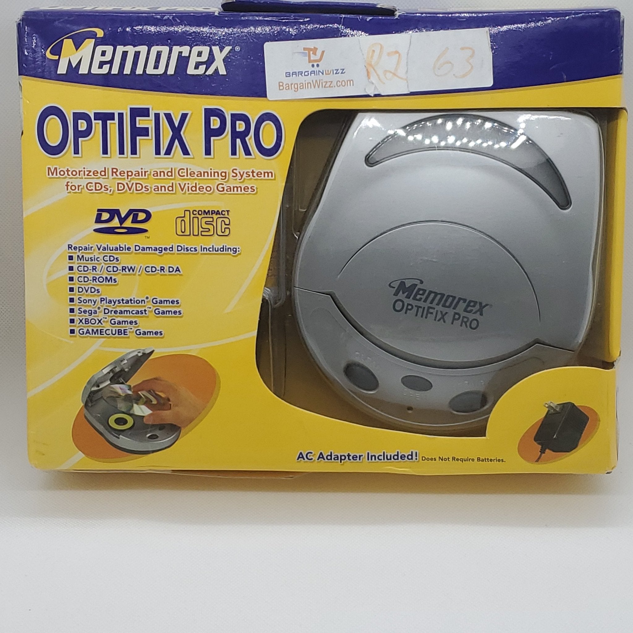 Memorex Optifix Plus CD/DVD/Game Repair Kit - Bargainwizz