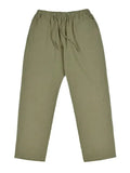 Men's Solid Color Linen Blend Drawstring Pants - Bargainwizz