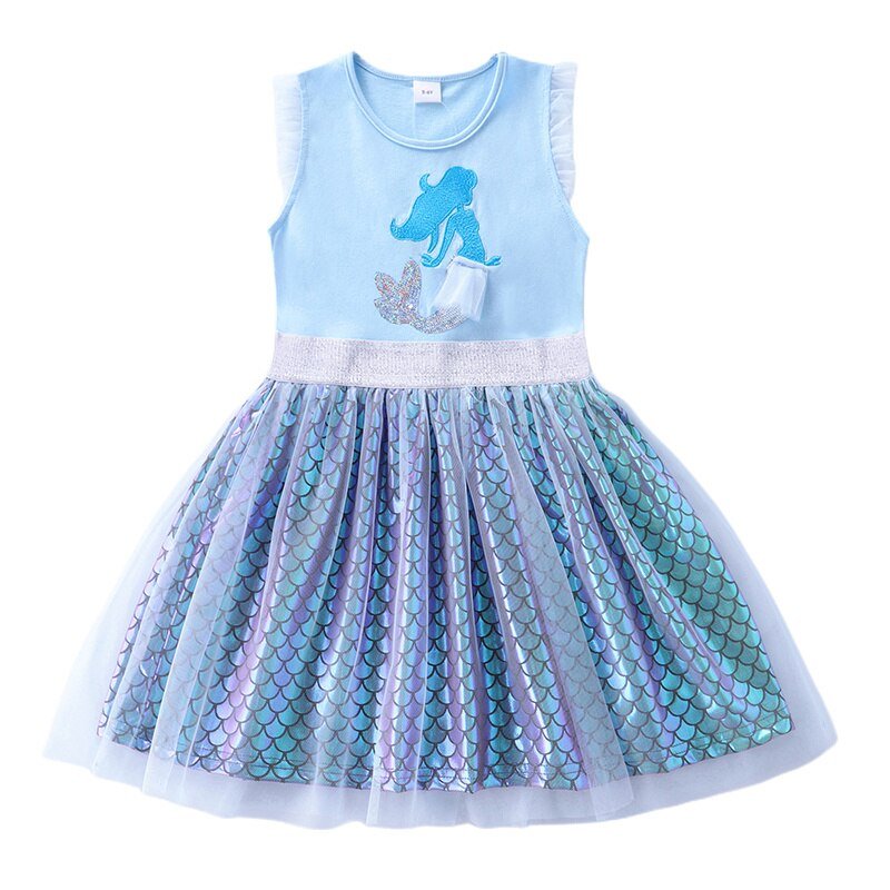 Mermaid Princess Summer Dress - Bargainwizz