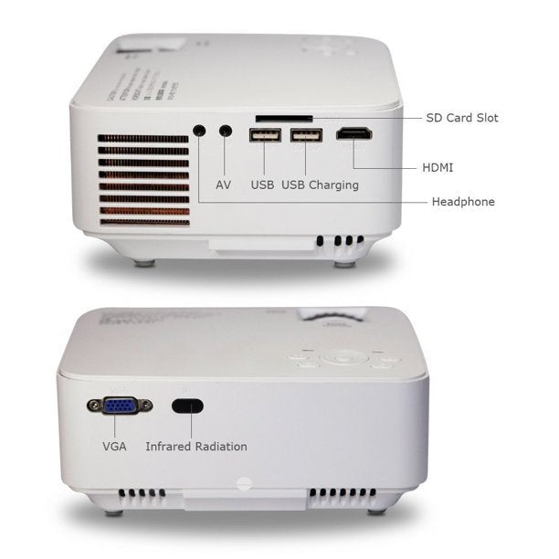 Mini Multimedia Home Theater Video Projector - Bargainwizz