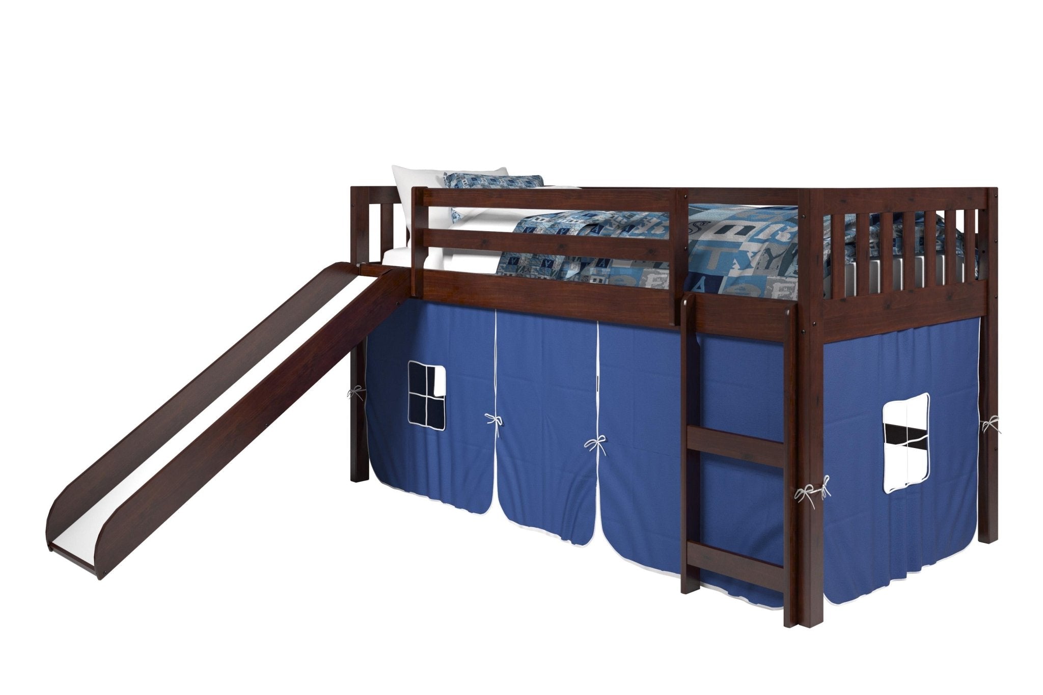 Mission Low Loft Blue Tent Bed - Bargainwizz