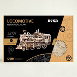 Movable Clockwork Locomotive Model Kit - Bargainwizz