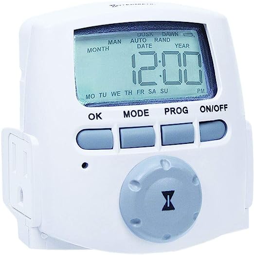 Multi-purpose 2 Outlet digital timer - Bargainwizz