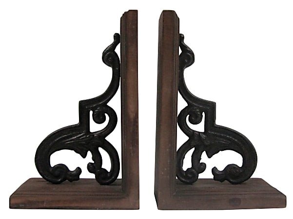 Office Depot Bookends, Weathered Brown - Bargainwizz
