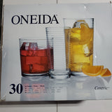 Oneida Centric 30 pc Glass Set - Bargainwizz