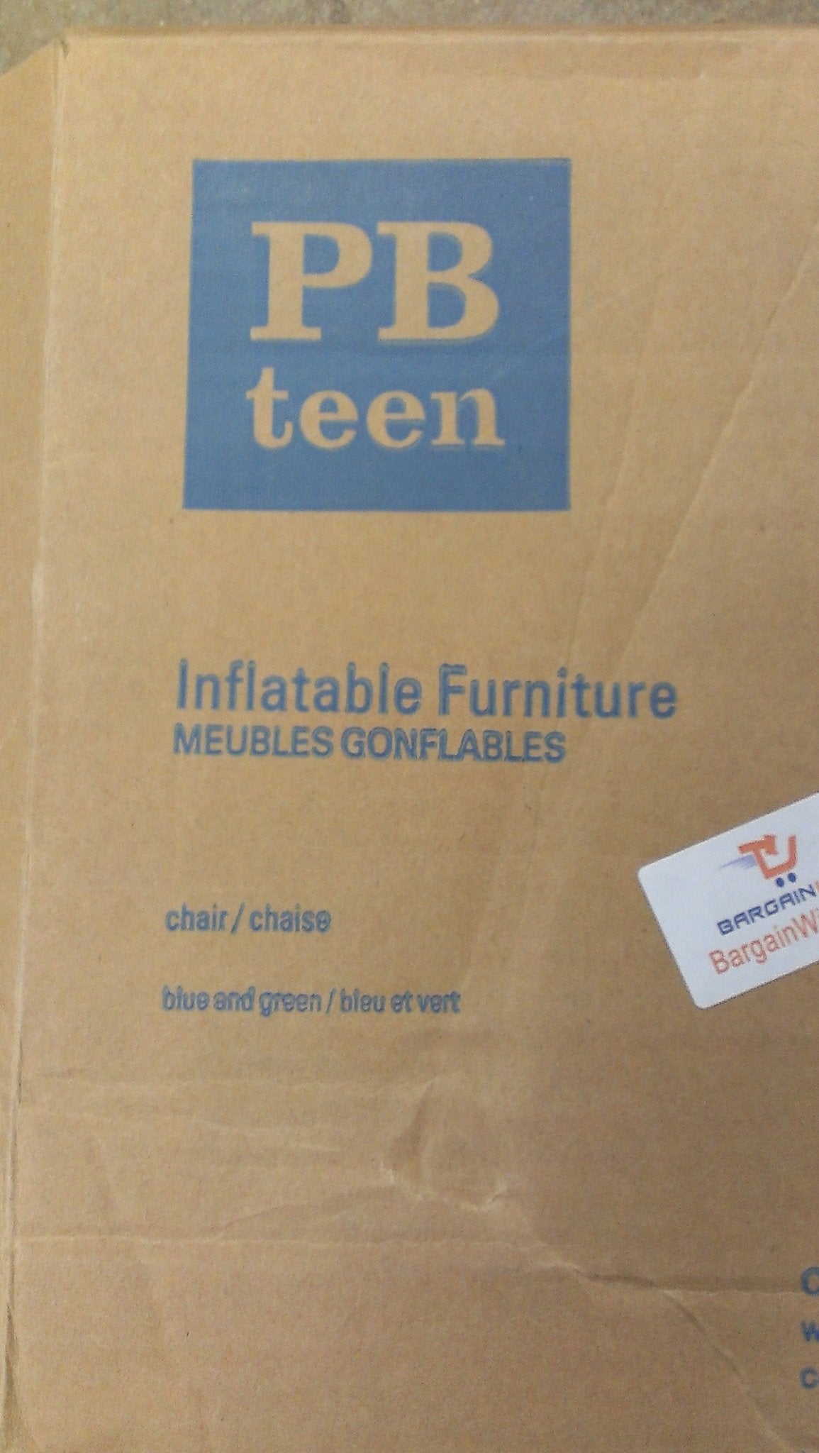 PB Teen Inflatable Chair - Bargainwizz
