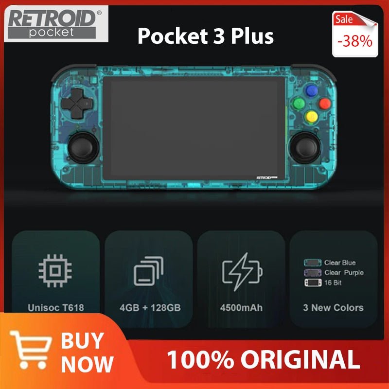 Pocket 3 Plus Game Console - Bargainwizz